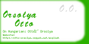 orsolya otto business card